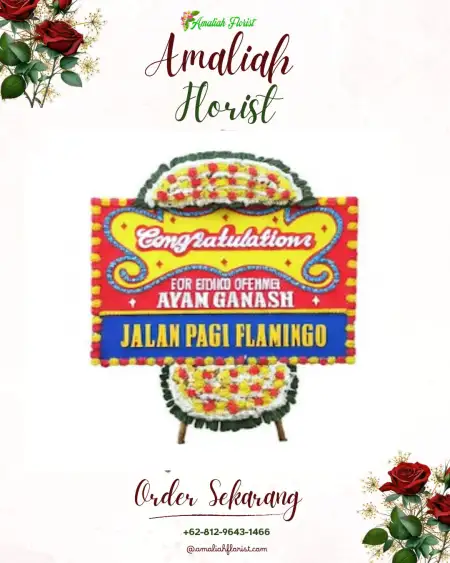 Sewa Papan Bunga Serijabo